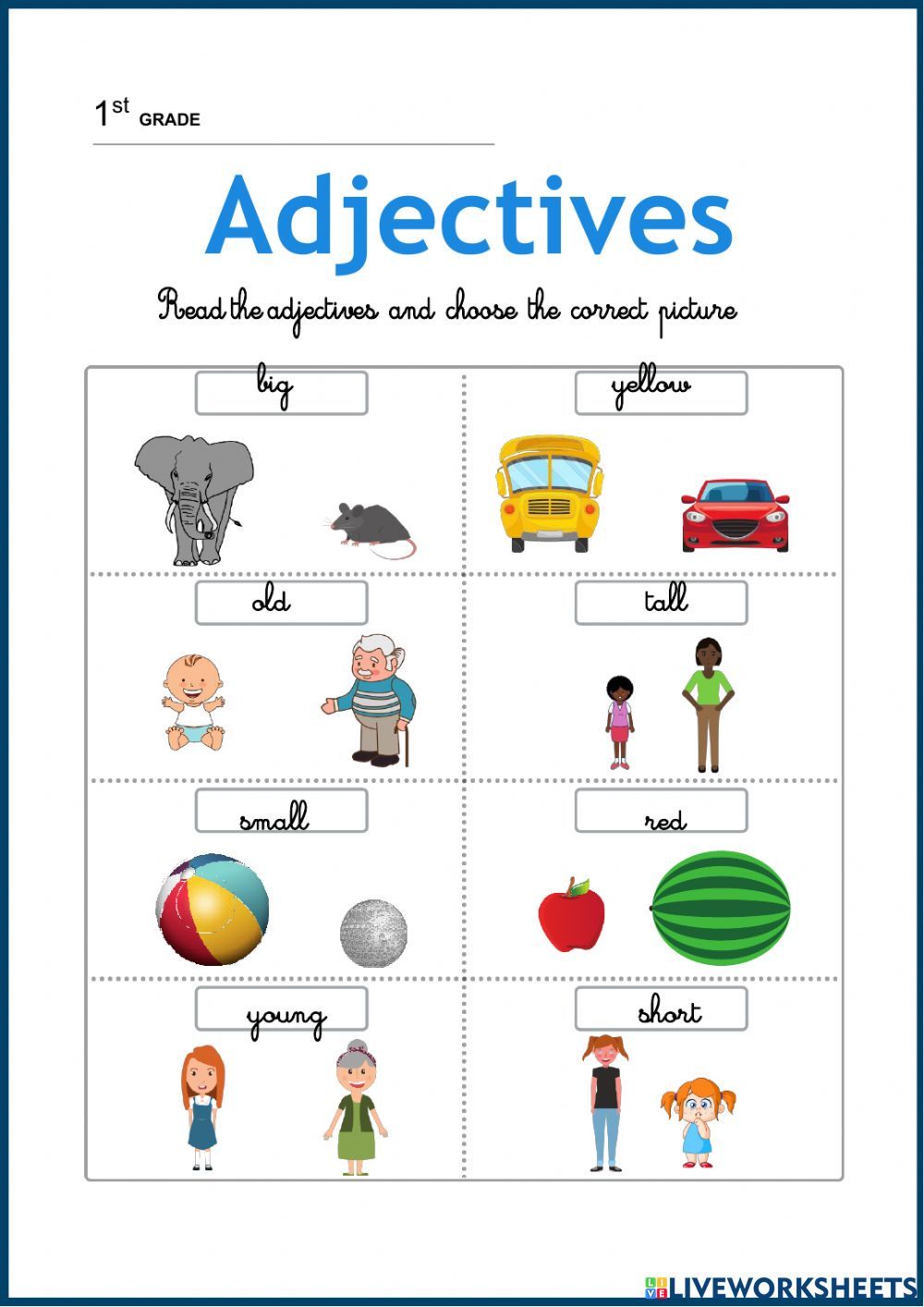 Adjectives For Kids, Teaching Adjectives, Adjectives Activities ...