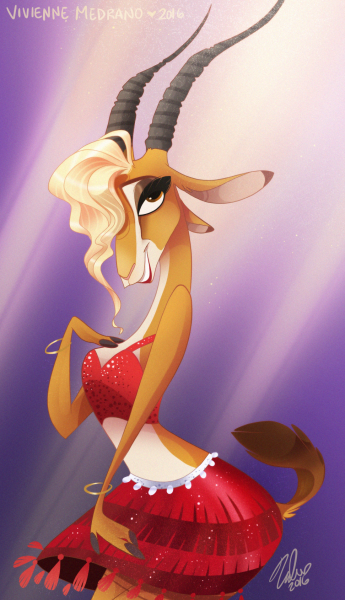 Gazelle by Vivienne Medrano | Zootopia | Disney zootopia, Zootopia ...