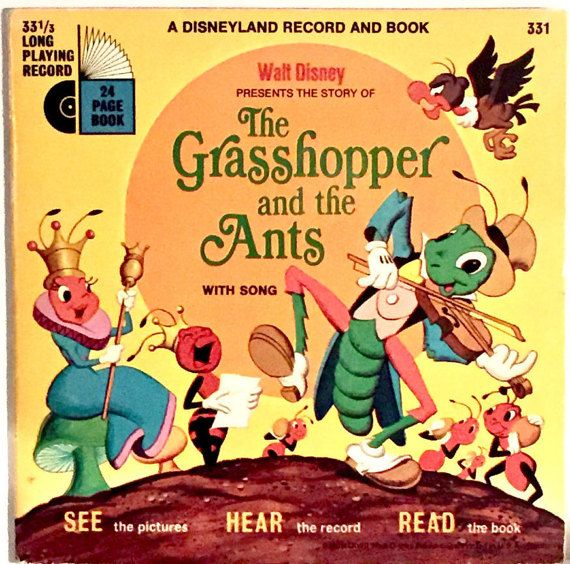 The Grasshopper and the Ants with Songs #DisneylandRecords #WaltDisney ...