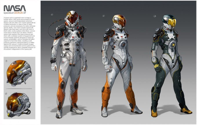 39 Concept Art and Illustrations of Astronauts | Concept Art World Sci ...