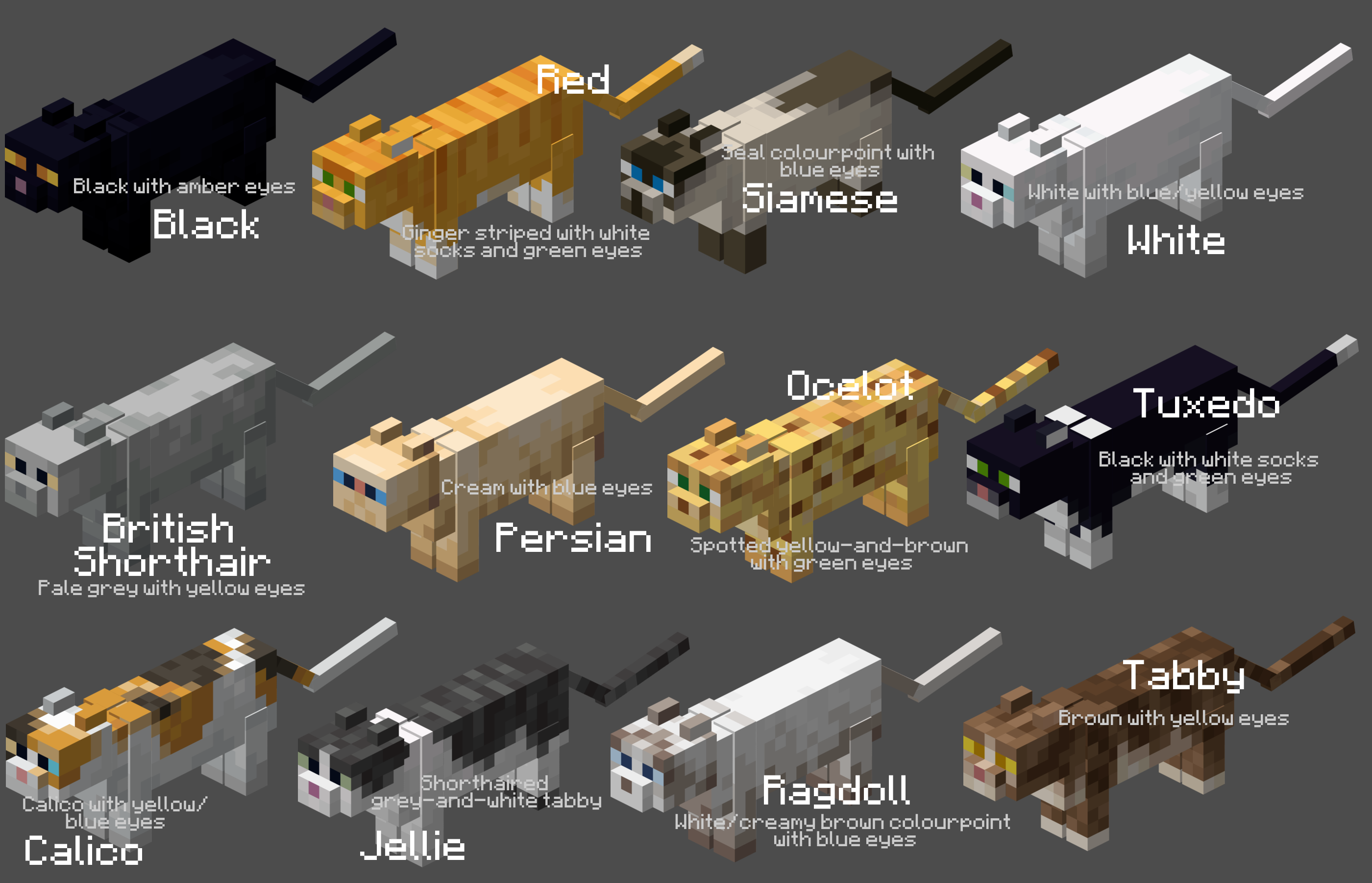 Breed Cats Minecraft