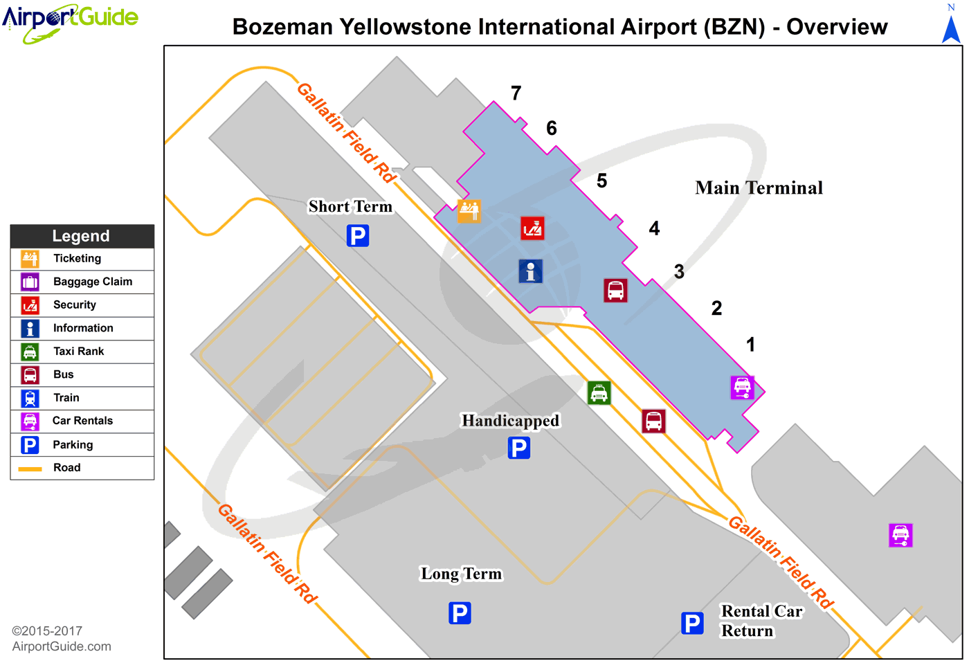 Denver Airport Terminal Map