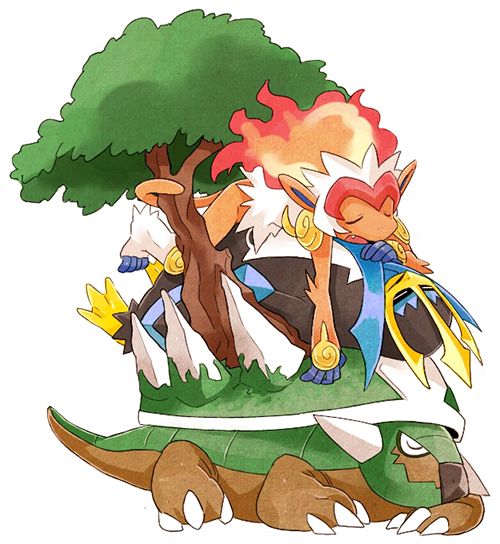 Infernape Empoleon Torterra Wallpaper