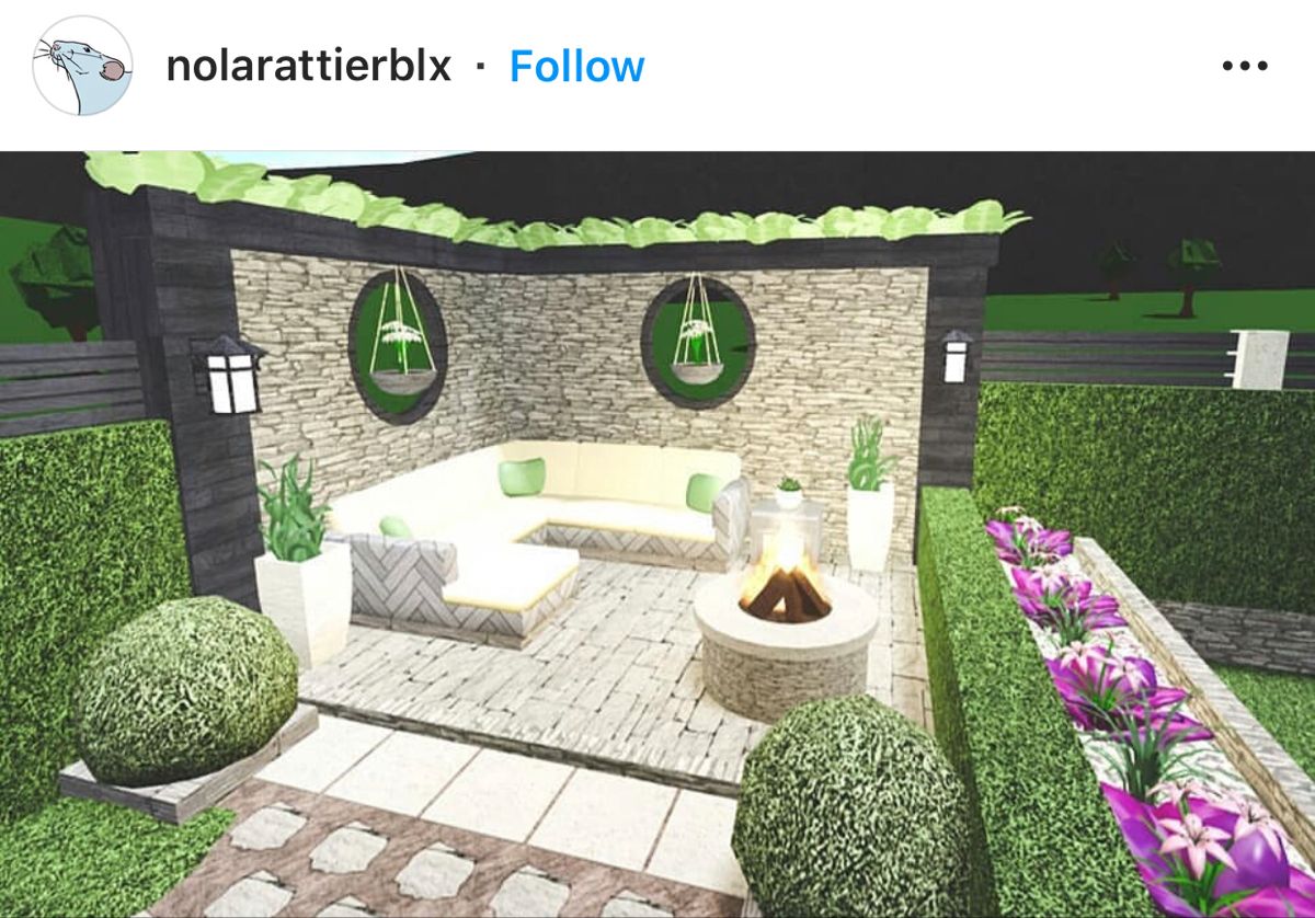 Roblox Bloxburg Garden