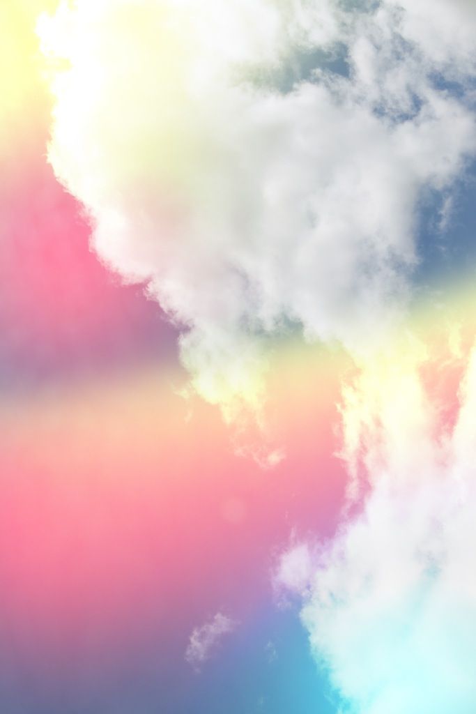 Pin by Annette Sparks on Pastel landscapes | Clouds, Rainbow sky, Sky