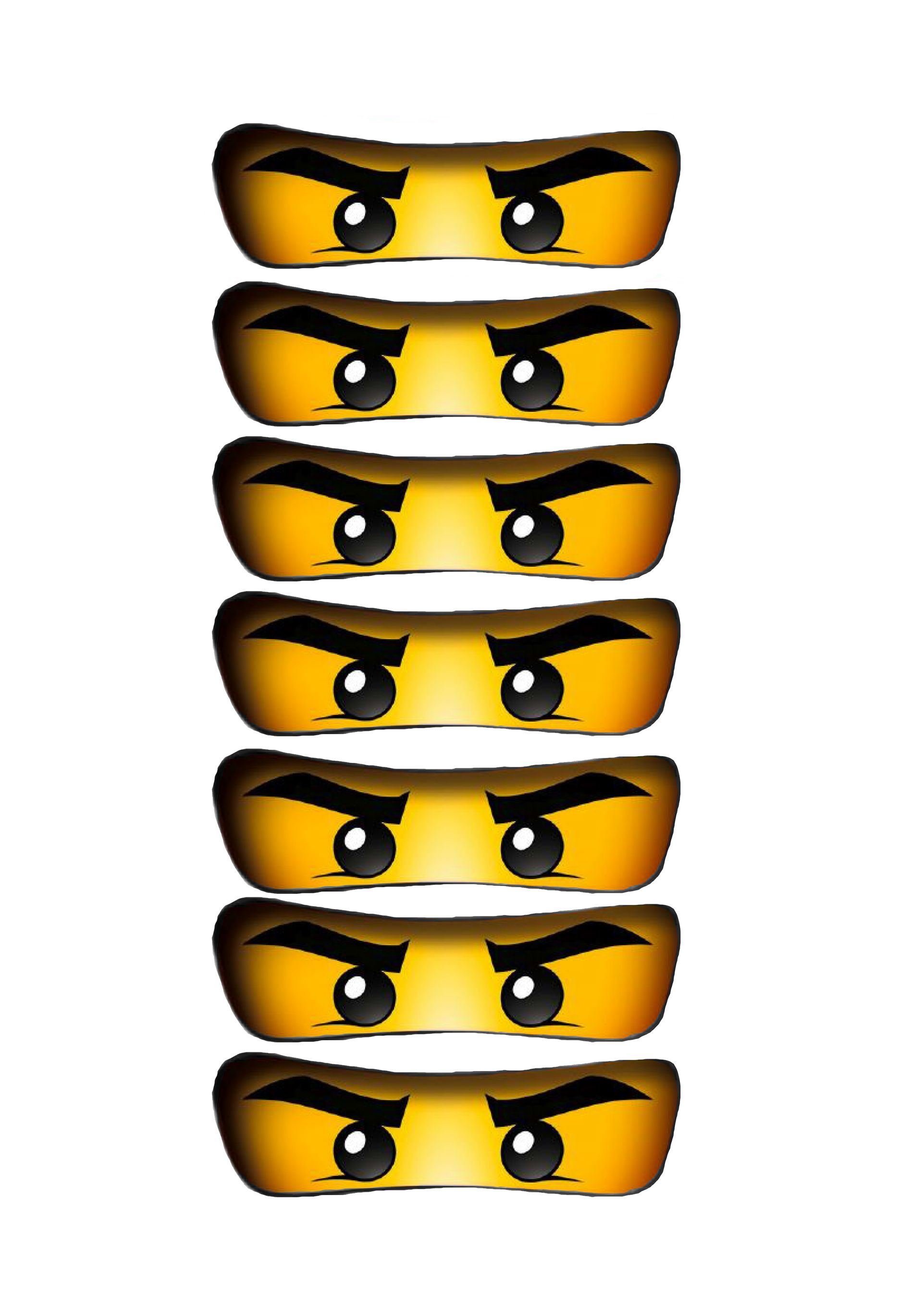 Free Ninjago Eyes Printable