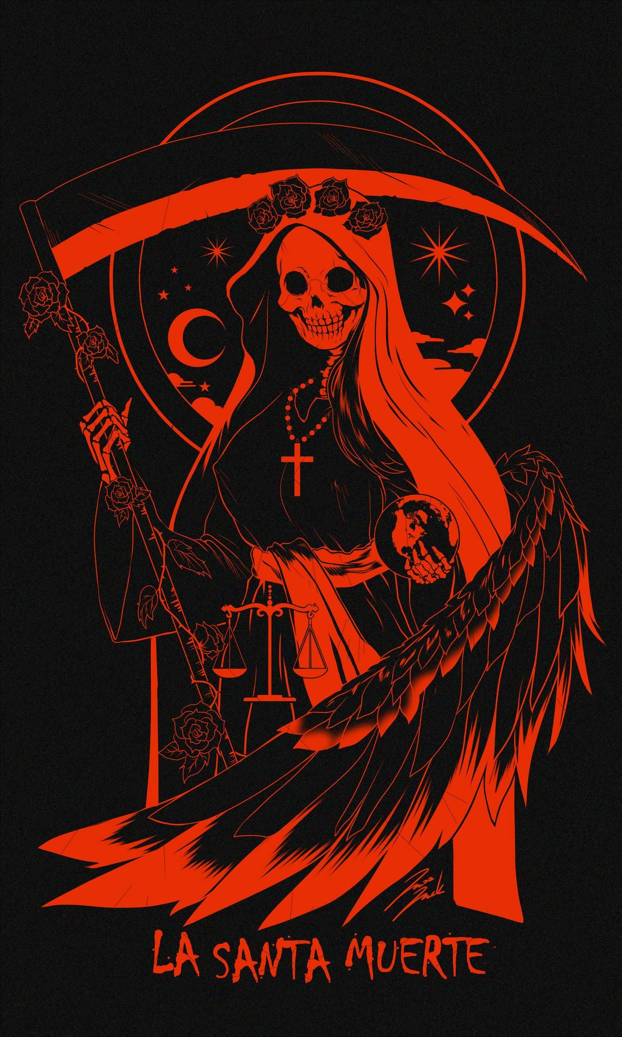 100 Santa Muerte Wallpapers  Wallpaperscom