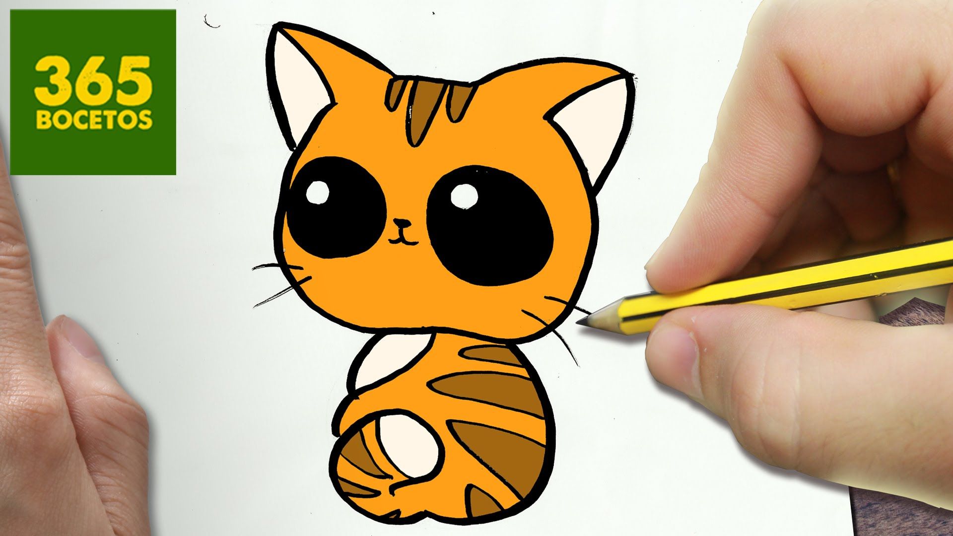 Como Dibujar Gato Kawaii Paso A Paso Dibujos Kawaii Faciles