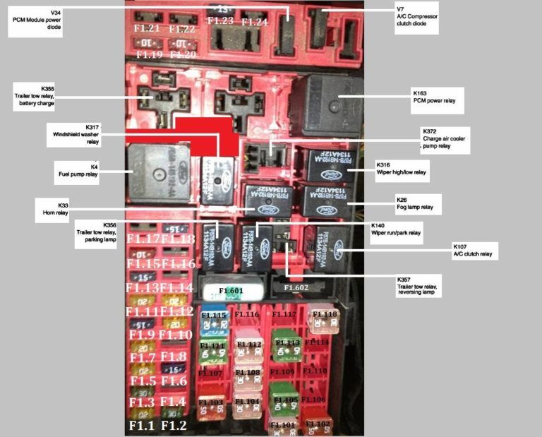 Fuse Box Diagram 2012 F150 Fuse Fuses F150