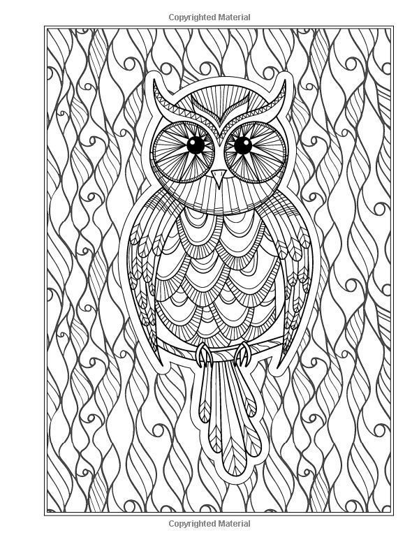 owls art therapy coloring pages - Pesquisa Google | Owl coloring pages ...