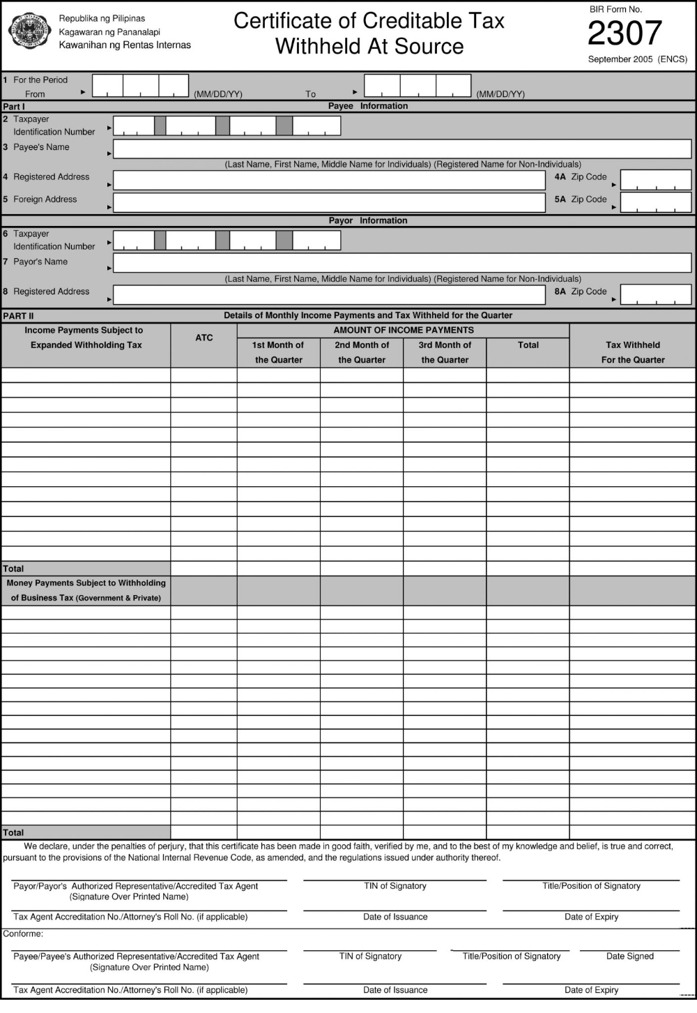 How To Generate Bir Form 2307 Bir Excel Uploader - Vrogue