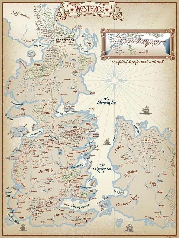 27 Maps That Will Change How You Think About "Game Of Thrones" | Game