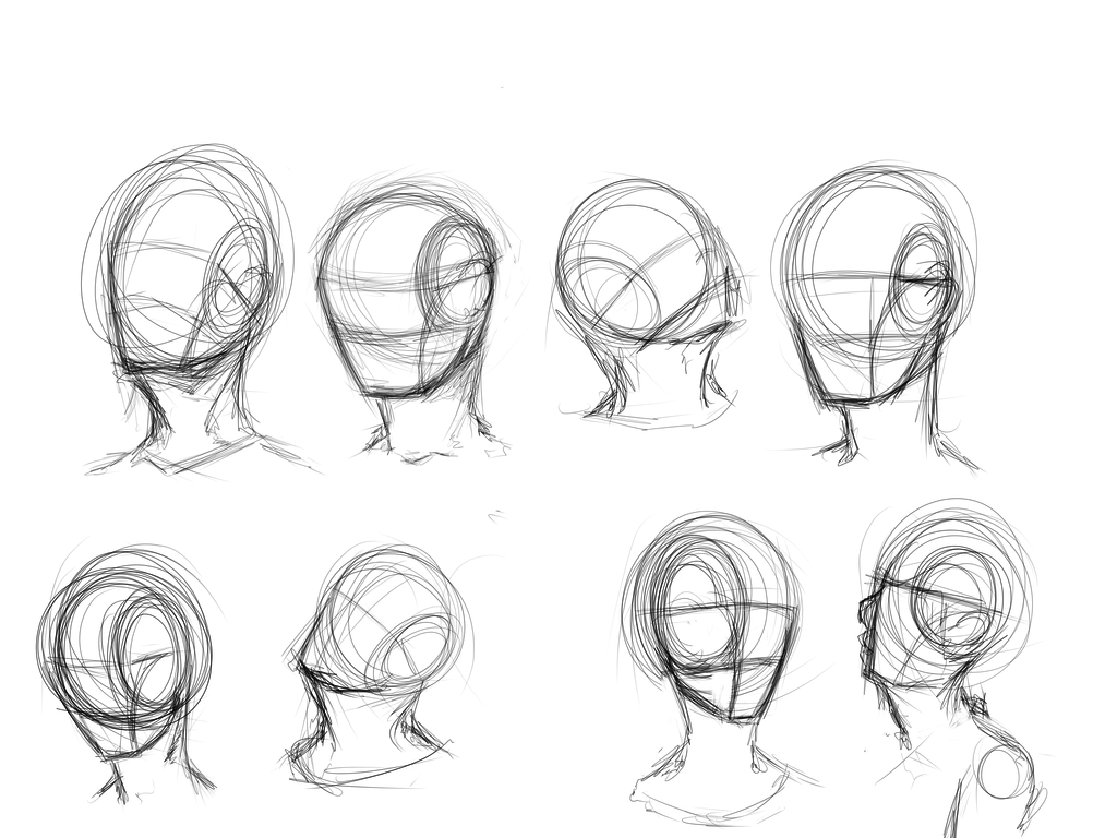 Face angles by Kiwi-in-a-box on deviantART Drawing The Human Head, Girl ...