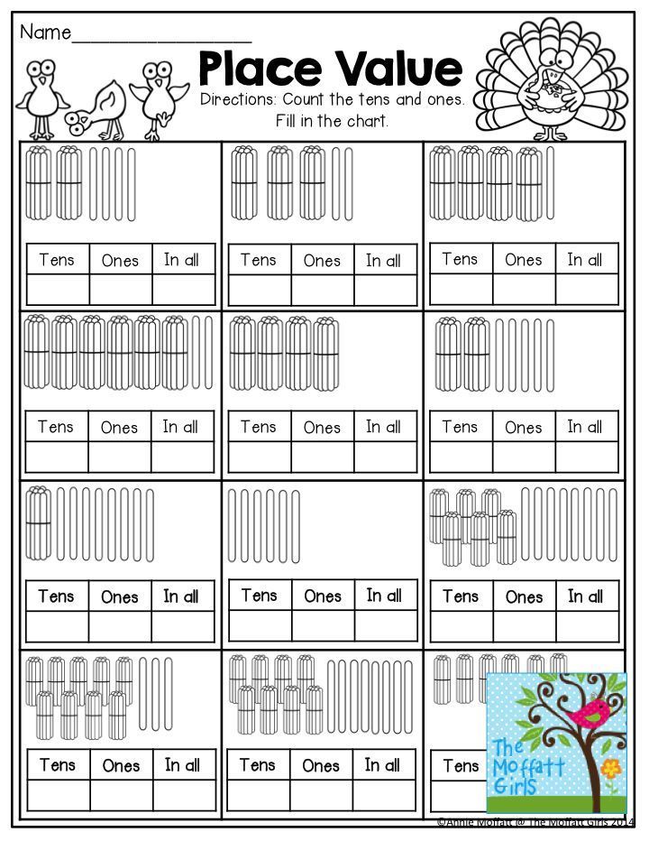 Bundles Of Tens And Ones Worksheets