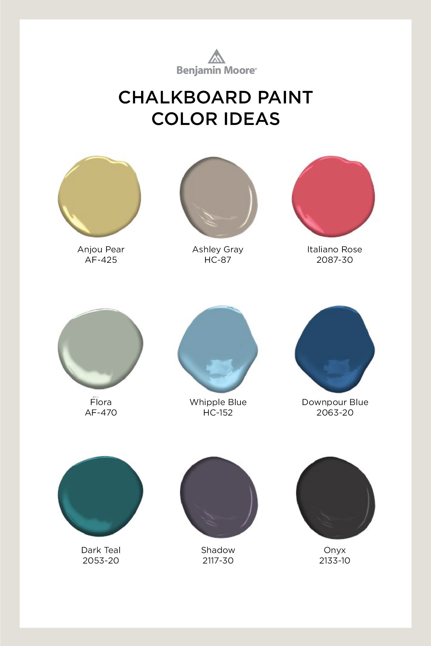 Chalkboard Paint Colors image.