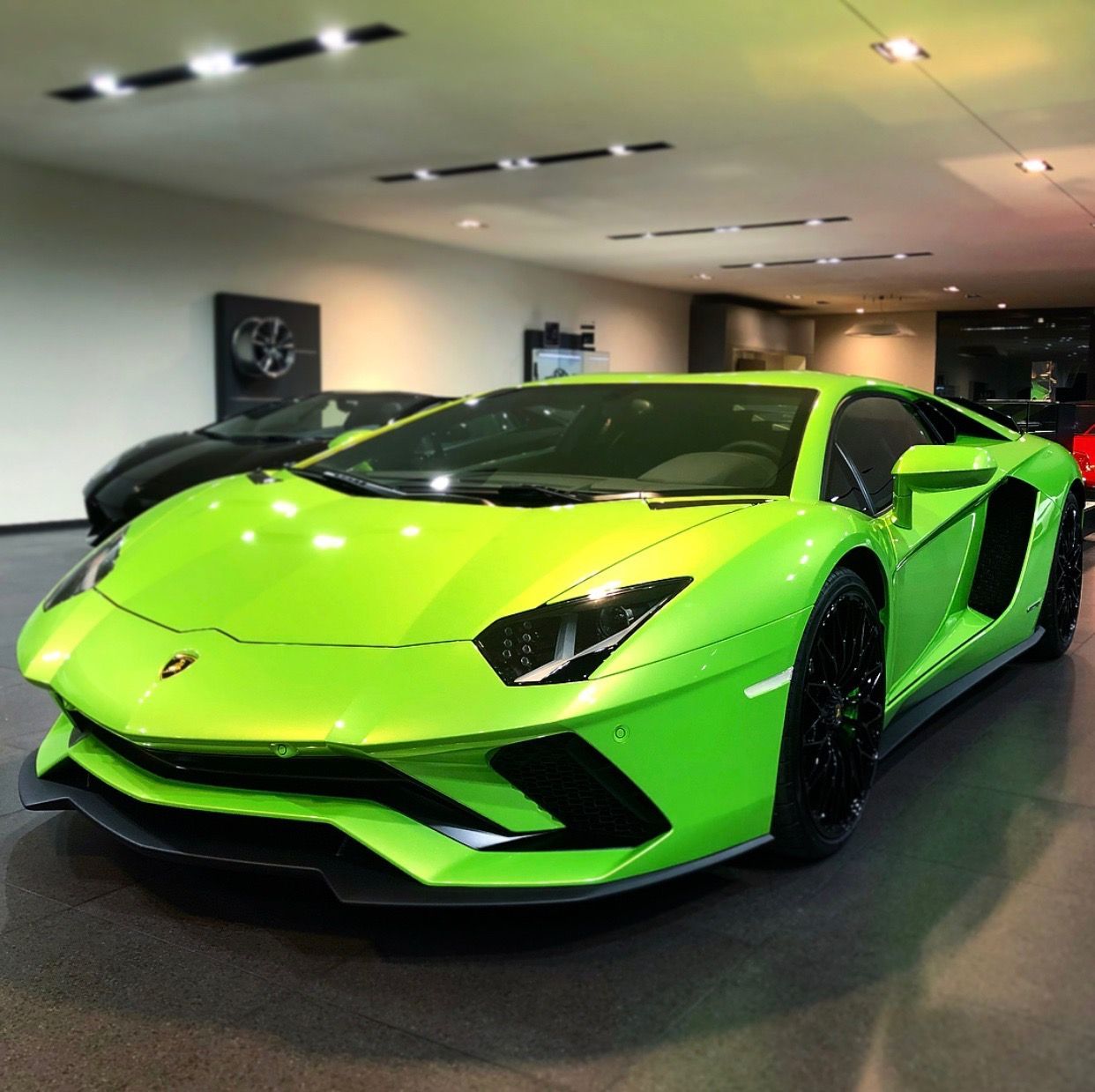 Lamborghini Aventador S painted in Verde Ithaca Photo taken by:  @lamborghini_porrentruy on Instagram #FastCars | Sports car, Sports cars  luxury, Lamborghini cars