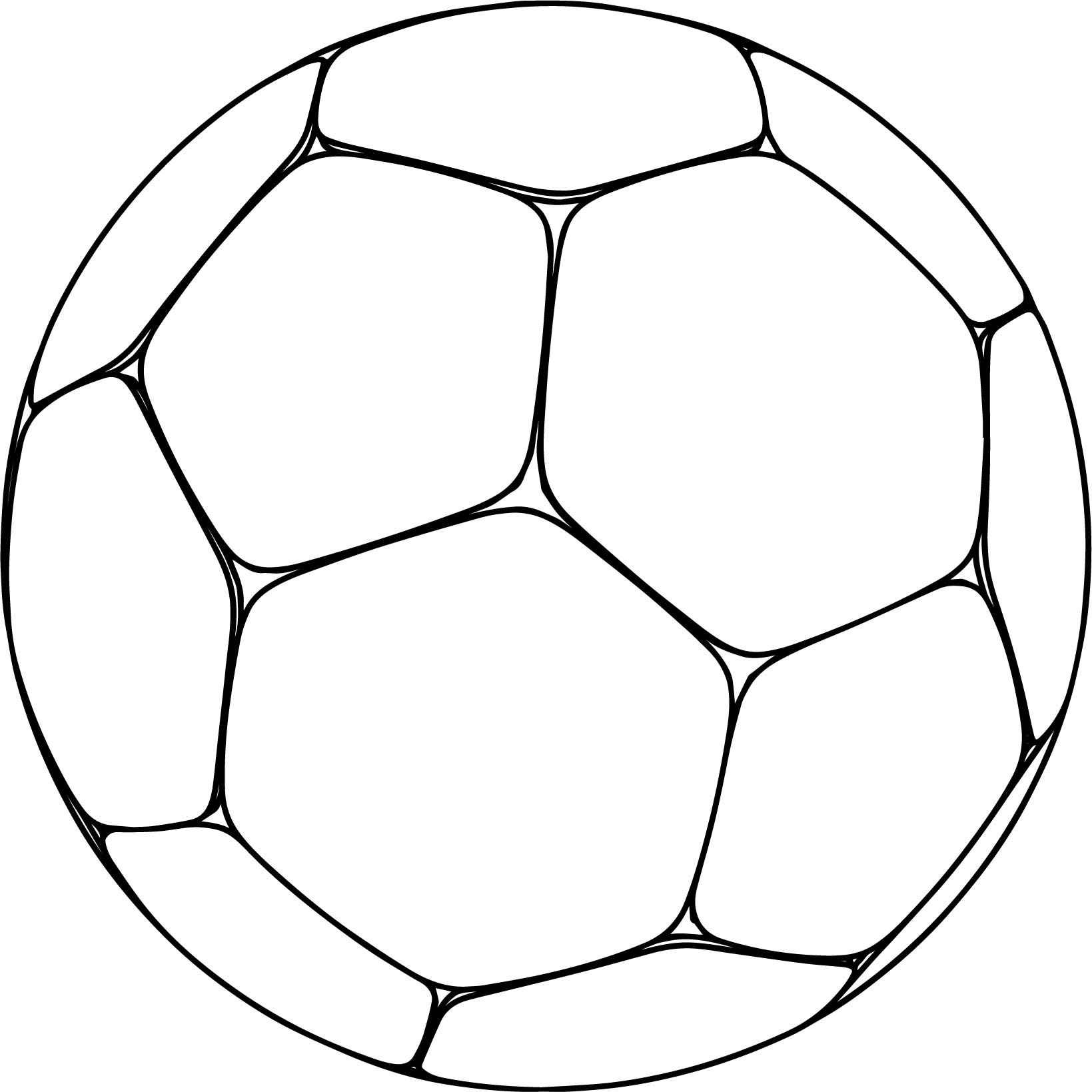 Soccer Ball Coloring Page Free Coloring Pages