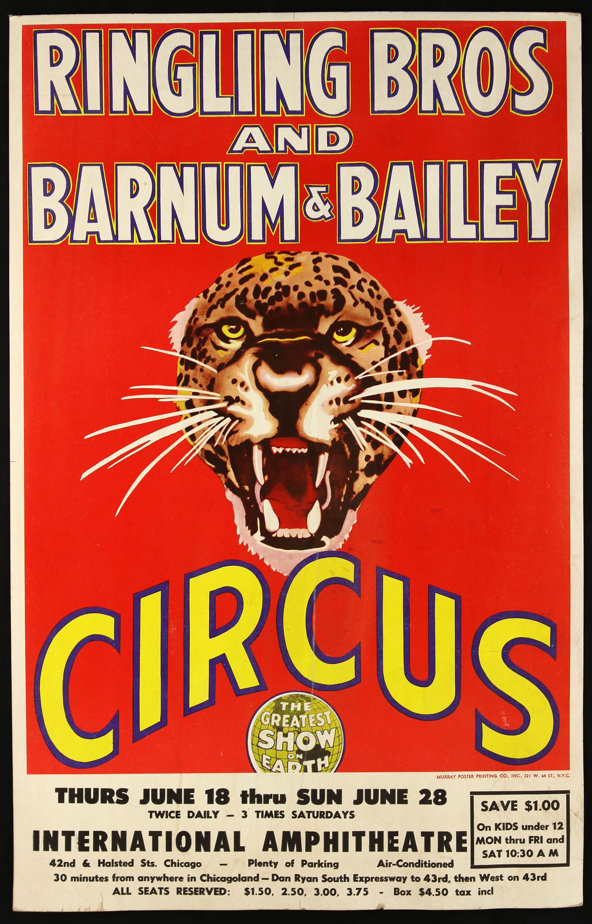 Barnum And Bailey Circus Posters Vintage