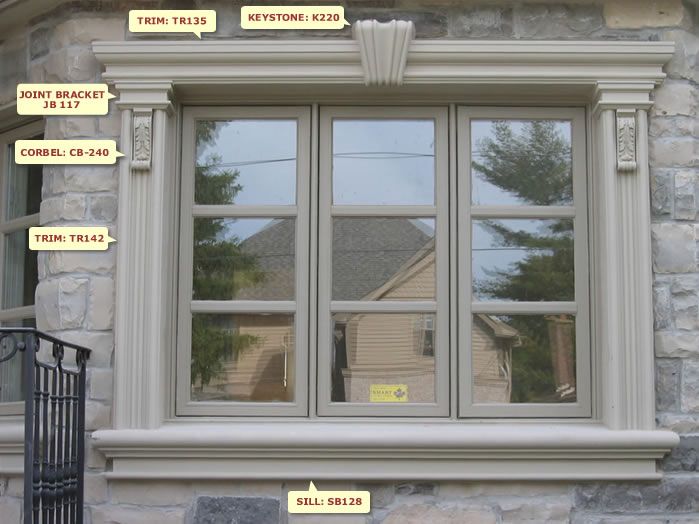 Outdoor Exterior Window Moulding Designs