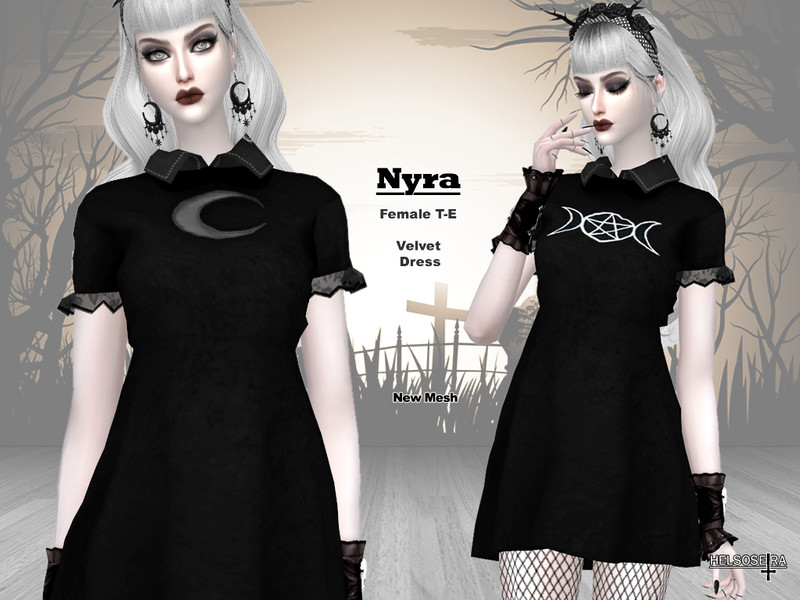 Sims 4 Dresses, Short Dresses, Killstar Dress, Skater Dress, Mini Dress ...