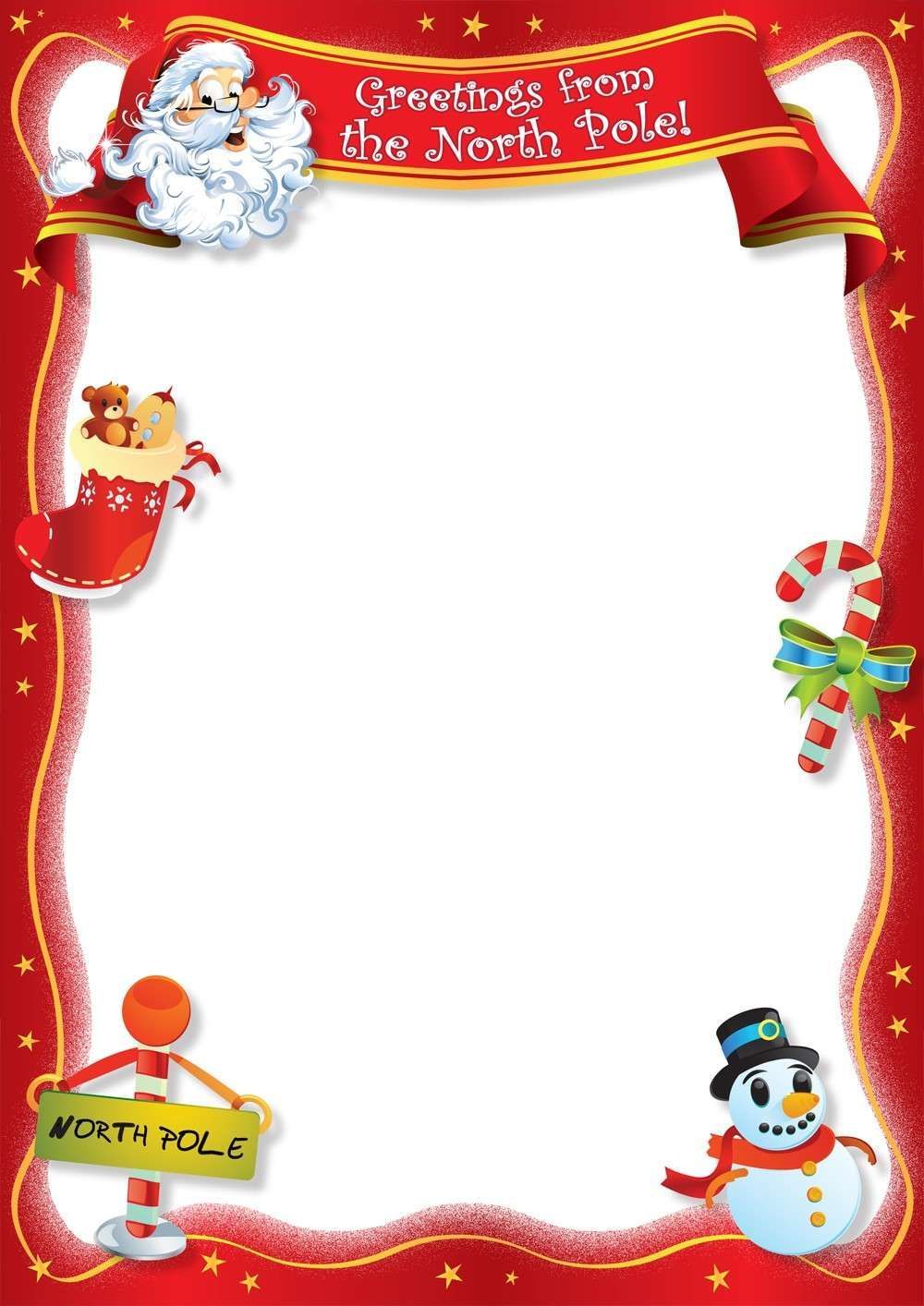 Santa Letter Template Word