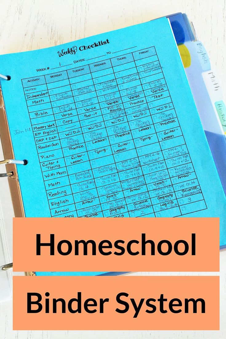 Homeschool Binder Printables - Printable Calendars AT A GLANCE