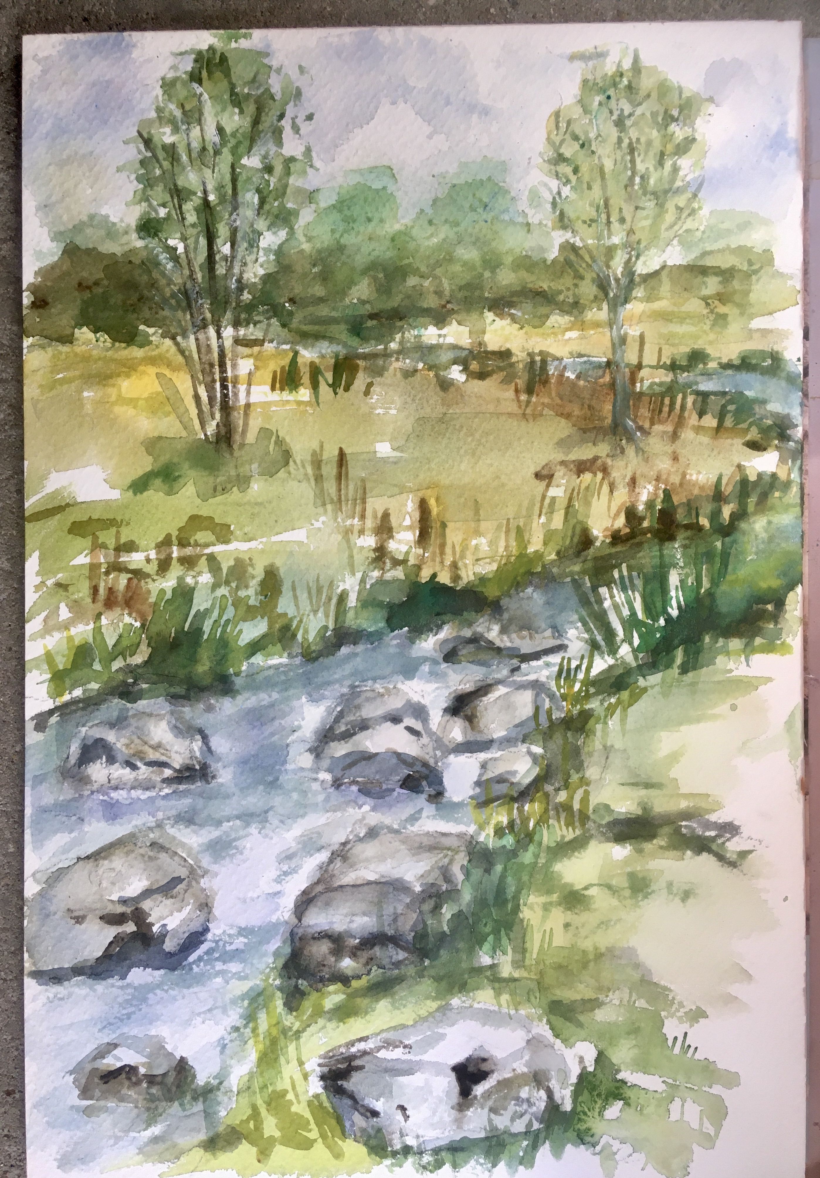 Aquarelby Ans keersmaekers Beek, Watercolors, Painting, Art, Art ...