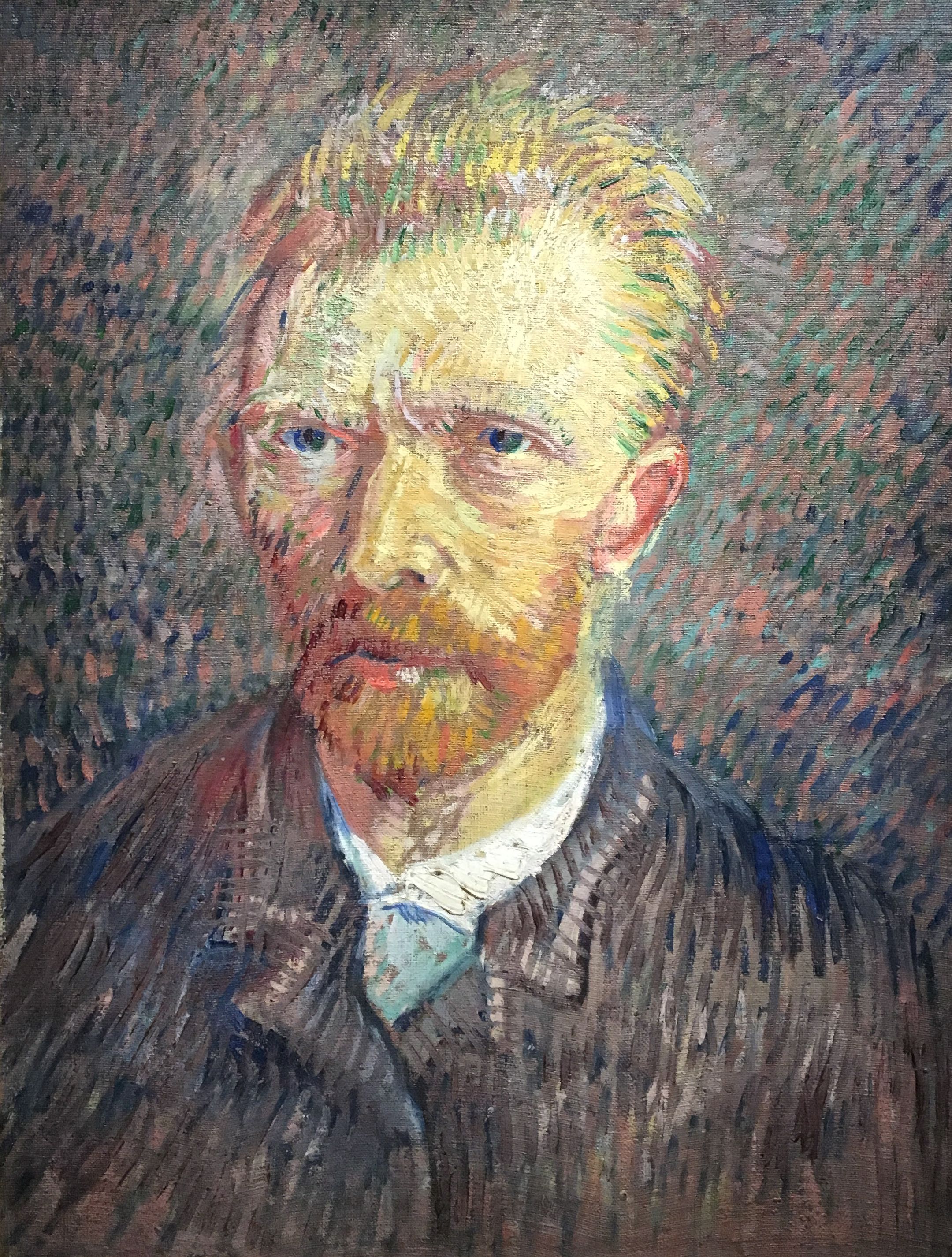 a painting of a man with a beard