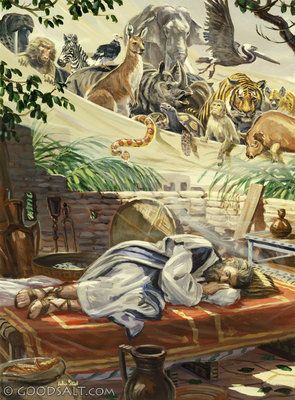 Acts 10: Peter dreams | Bible pictures, Bible illustrations, Bible art