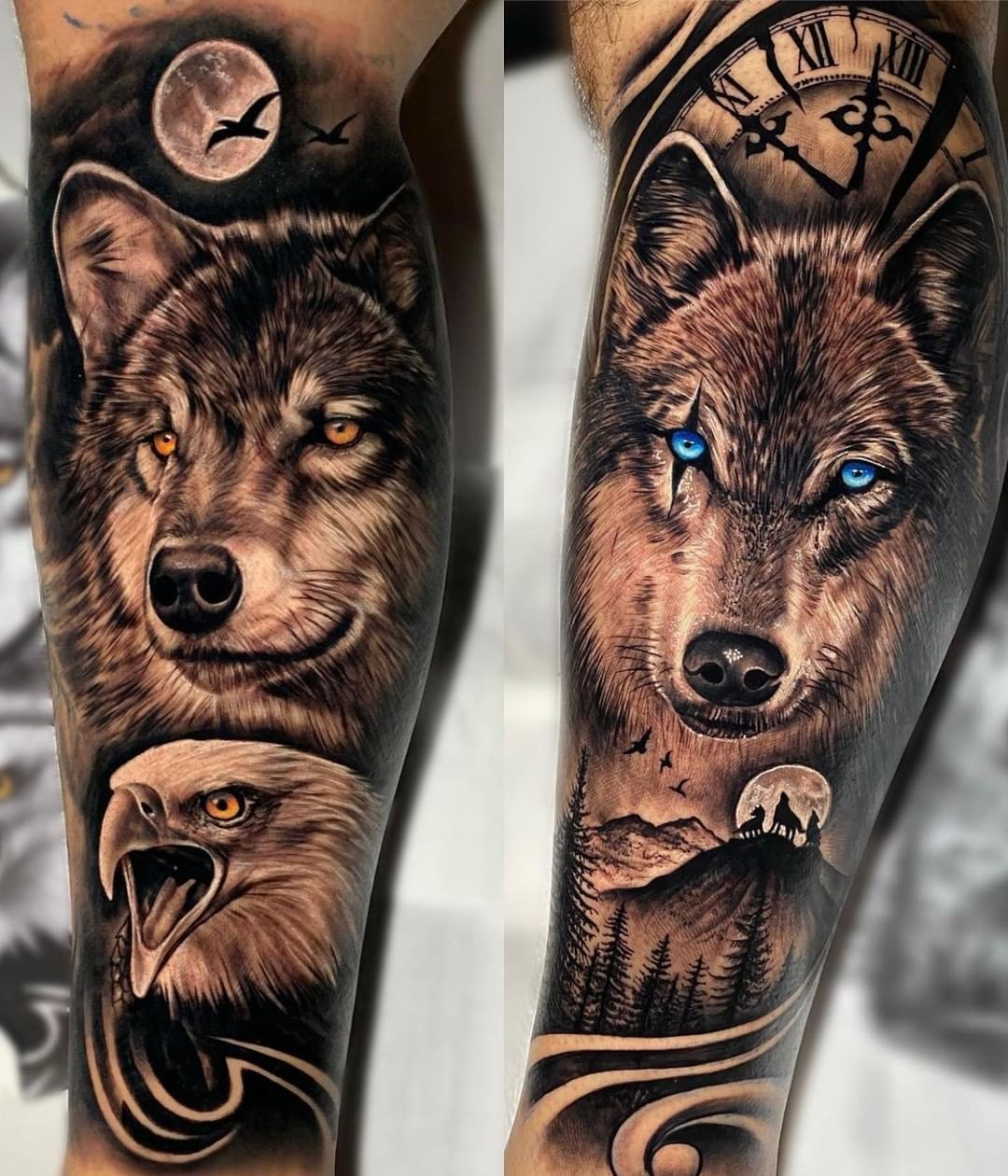 50 of the most beautiful wolf tattoo designs the internet has ever seen ...