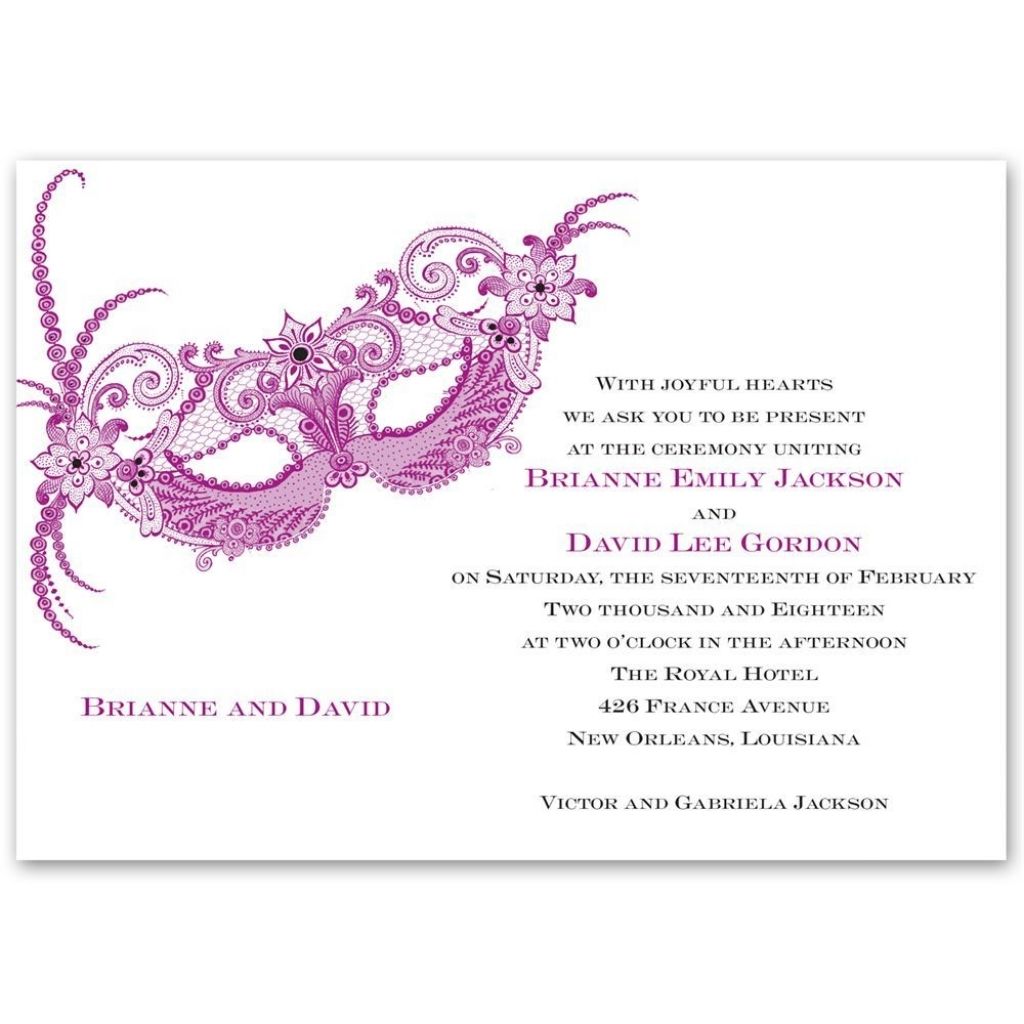 masquerade wedding invitations Check more image at http://bybrilliant ...