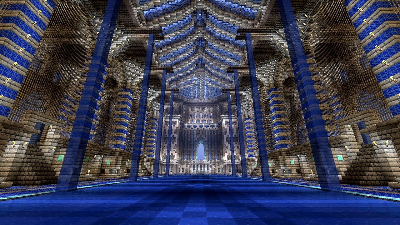 The Temple of Water - Show and Tell | Minecraft water temple, Minecraft ...