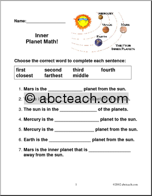 Planet Earth Worksheets | Worksheets for kids, Kids math worksheets ...