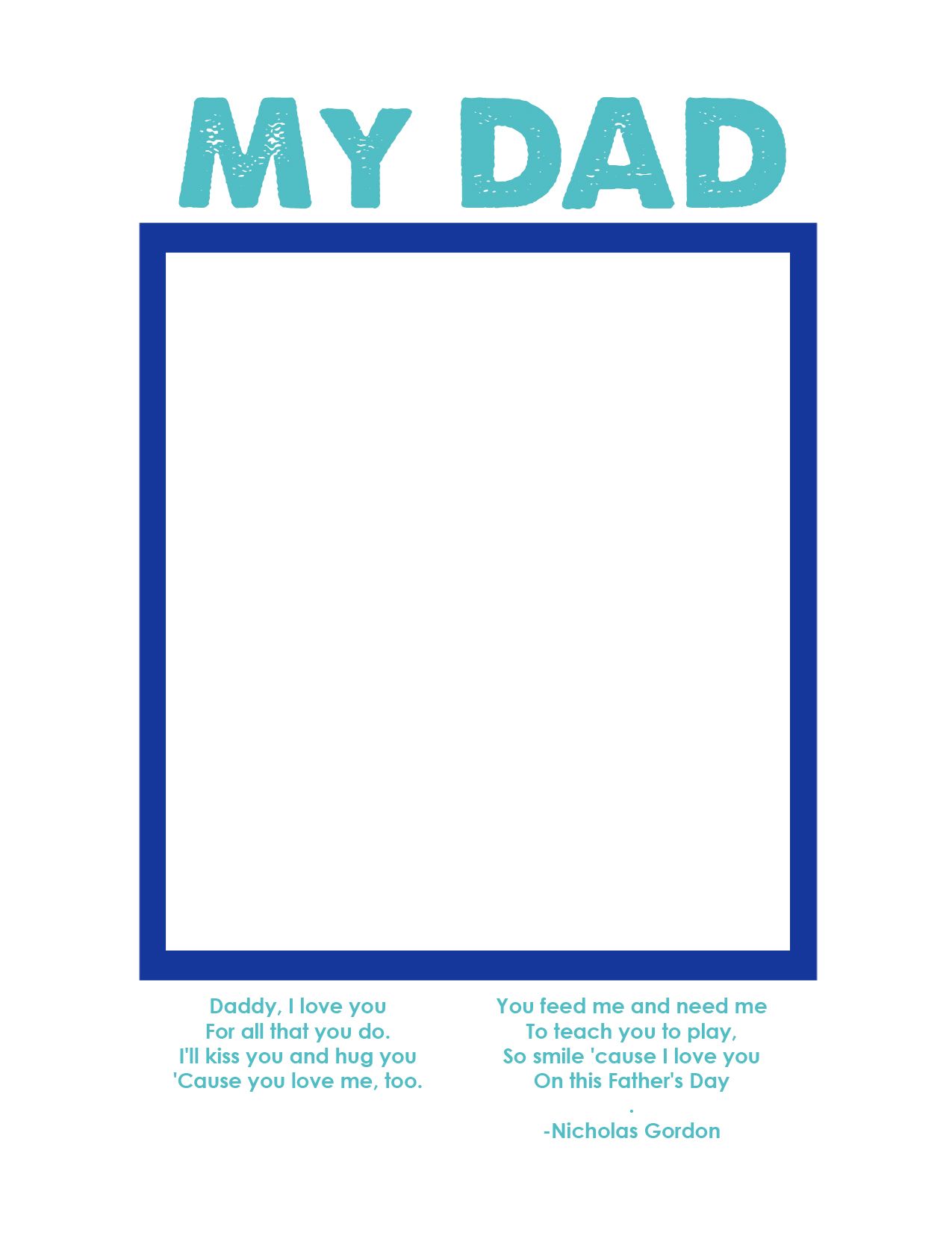 Picture Frame Template, Mother And Father, Mothers, Dad Pictures ...