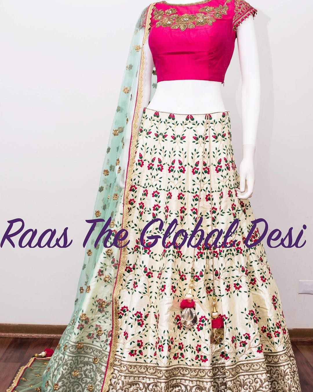 CC1672 SHANTI #RAASTHEGLOBALDESI #BRIDALLEHENGA #SAREE #ethnicclothes # ...