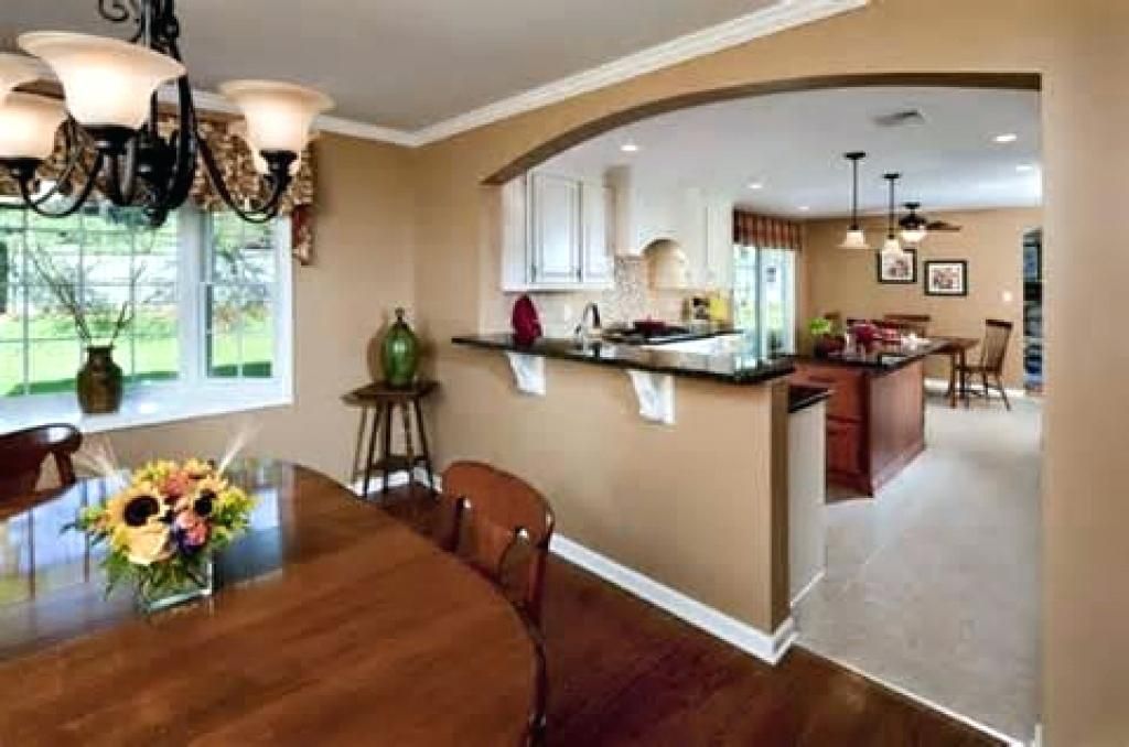 half wall between kitchen and dining room half wall kitchen designs