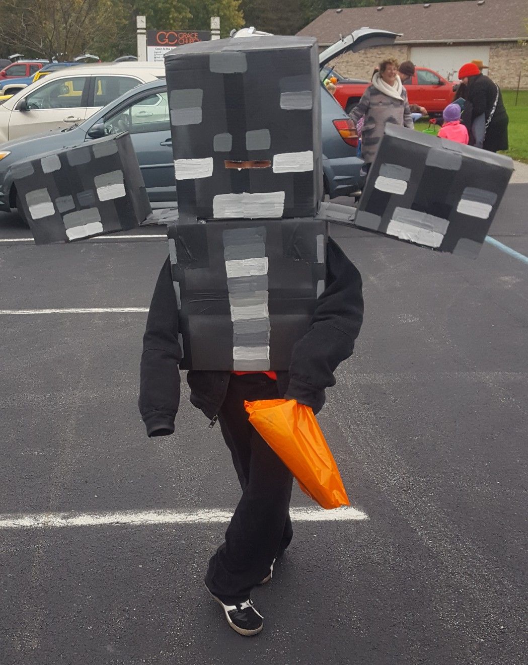 Minecraft Wither Costume | Holiday fun, Minecraft party, Halloween costumes