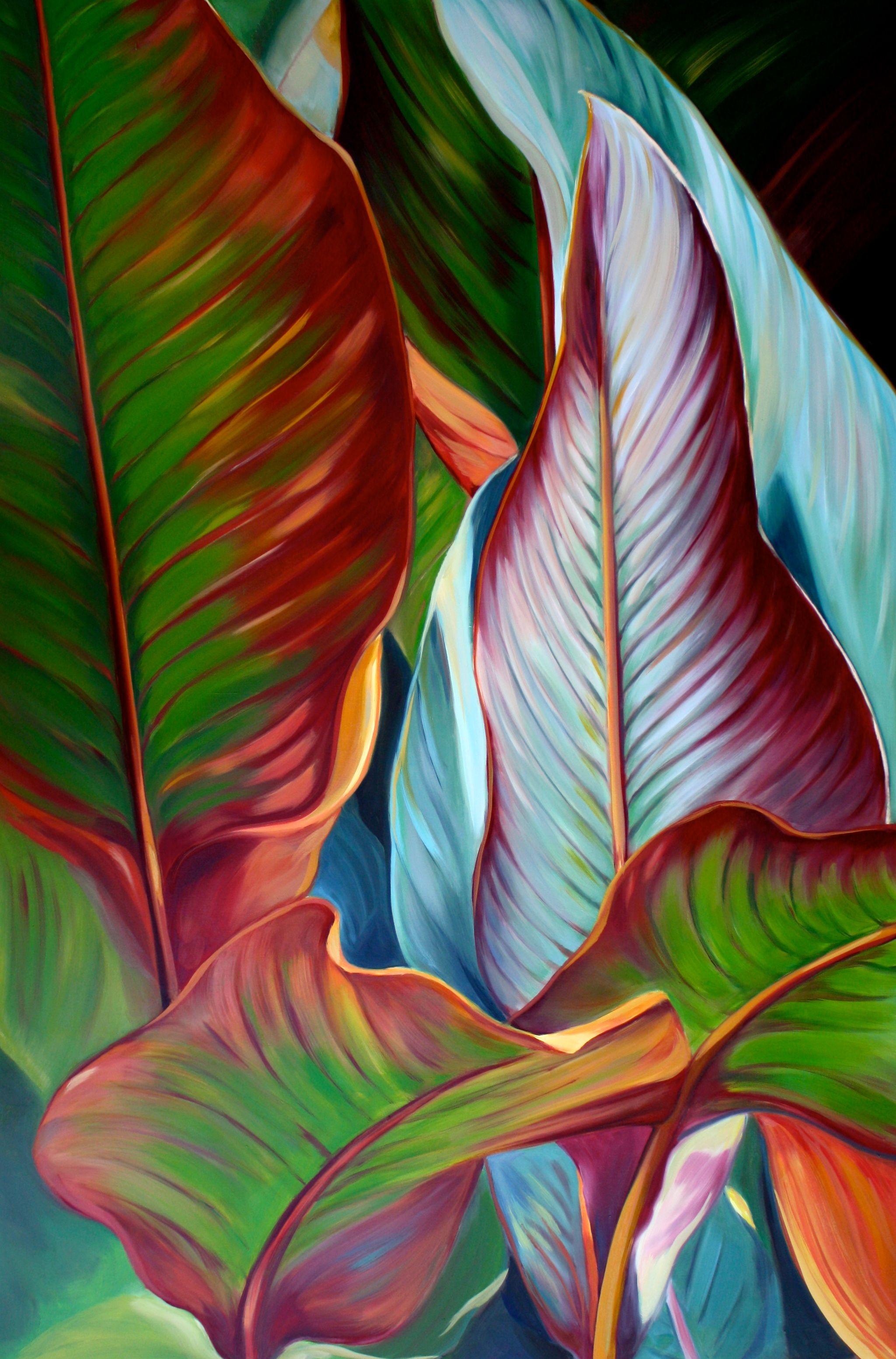 Banana Leaf Painting