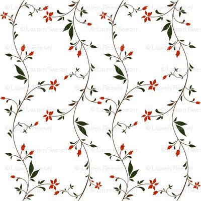 1750-1770 Floral Stripe by Americanduchess on Spoonflower Designer ...