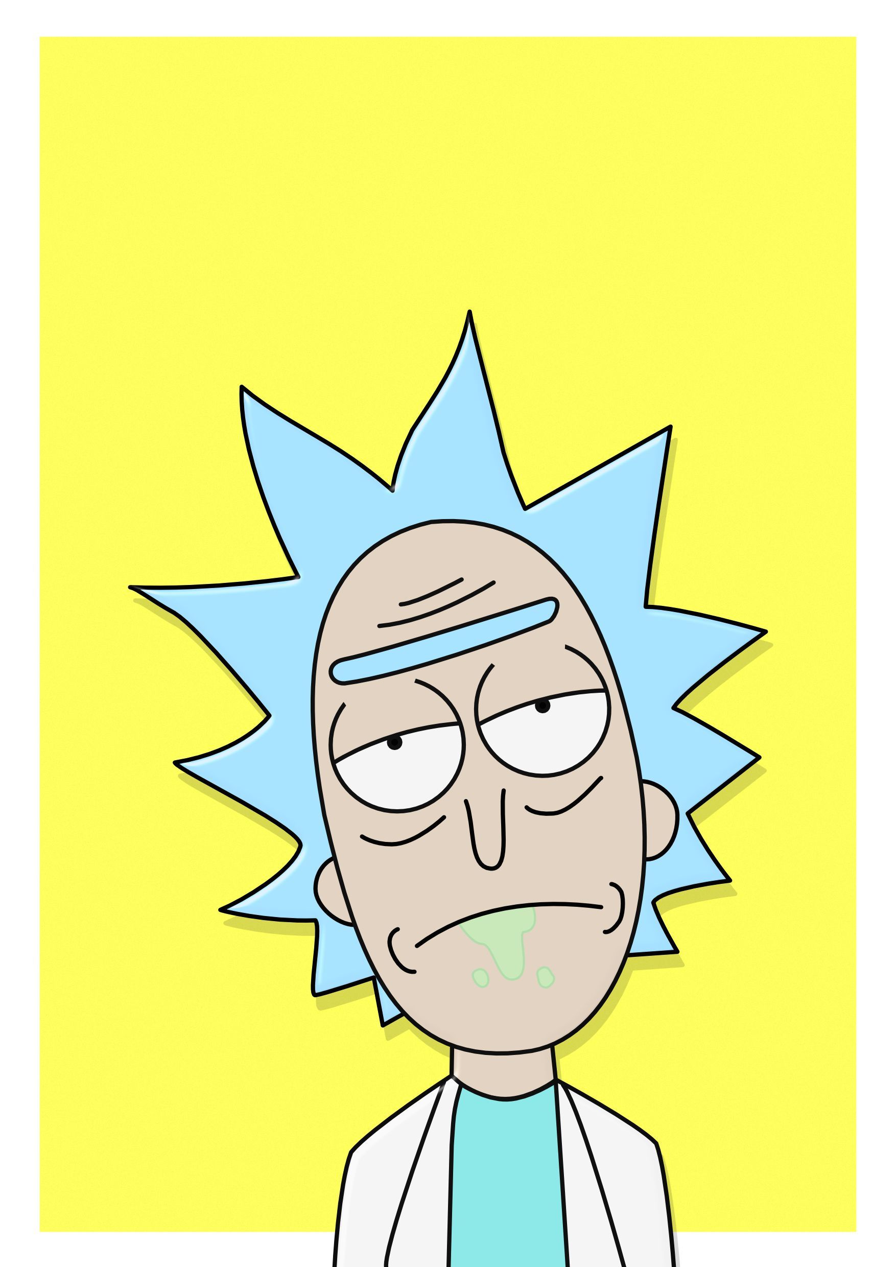 Rick and Morty Rick and morty drawing, Rick and morty poster, Mini