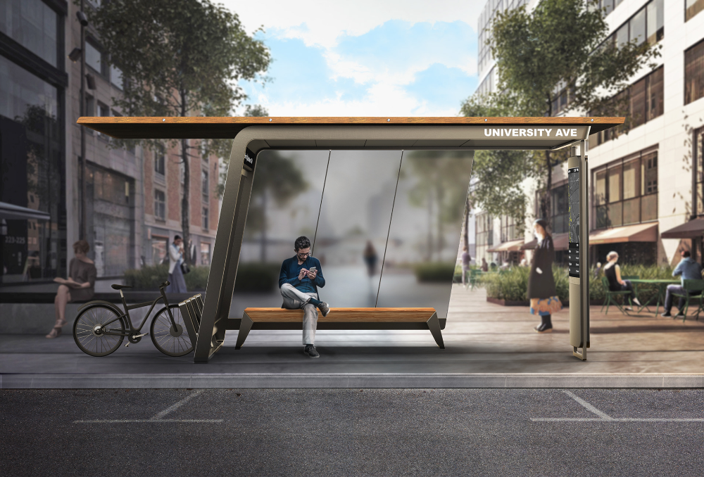 Kevin Schoepfel Design - Urbana Shelter | Bus stop design, Shelter ...