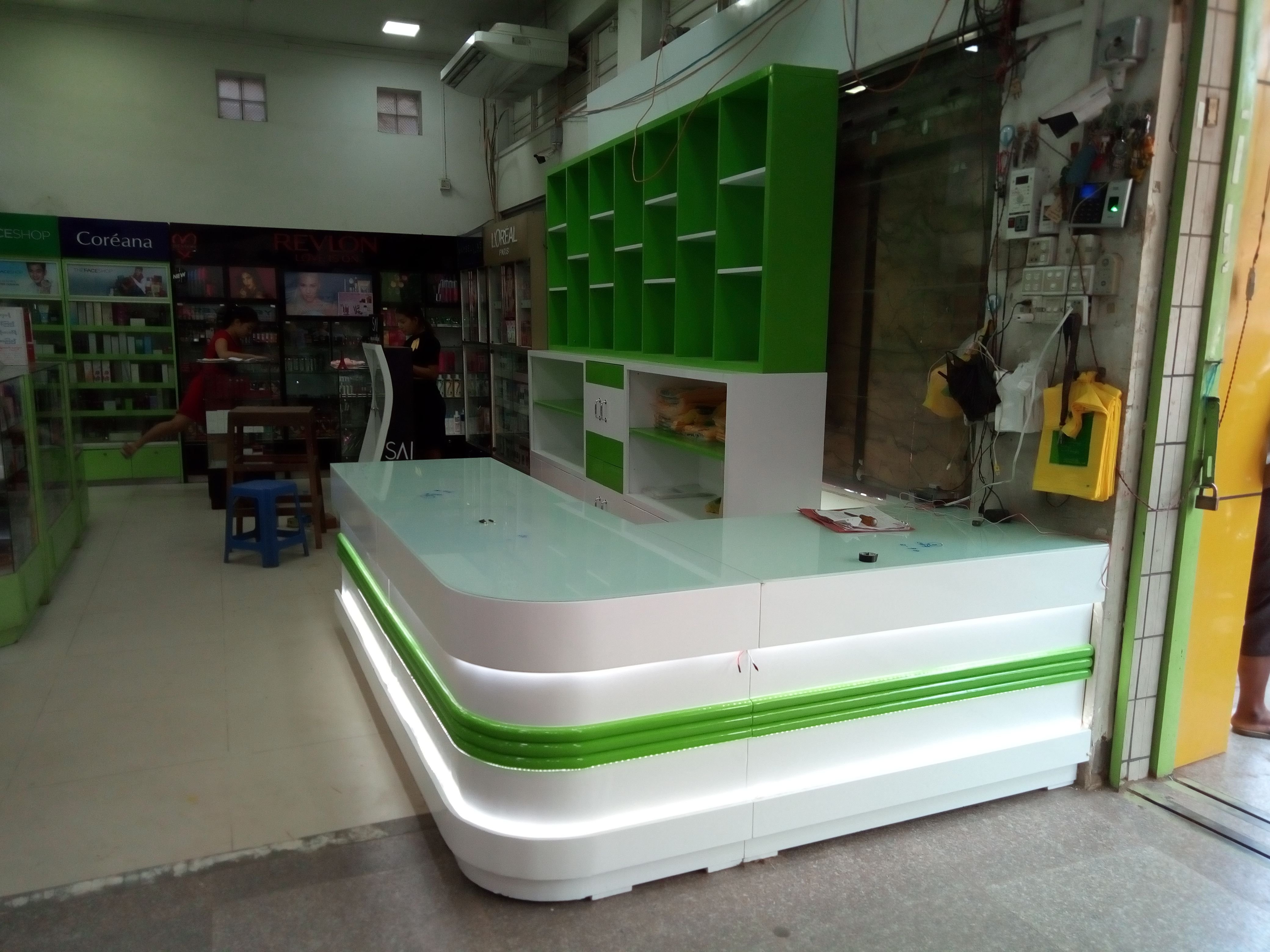 Cashier Counter | Cashier counter design, Counter design, Office counter