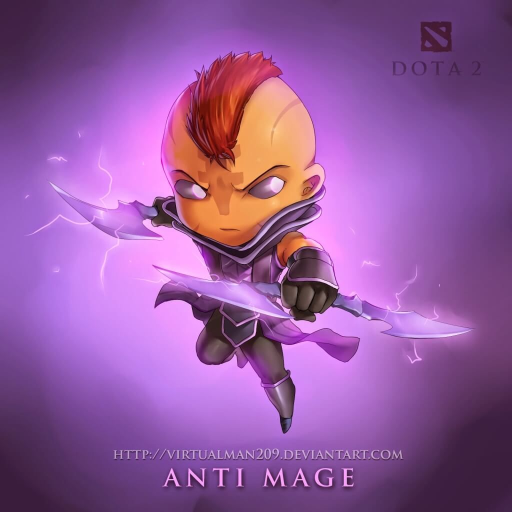 Dota 2 Chibi Wallpaper For Desktop Antimage Dota 2 Wallpapers Hd Dota 2 Wallpaper Hero Wallpaper