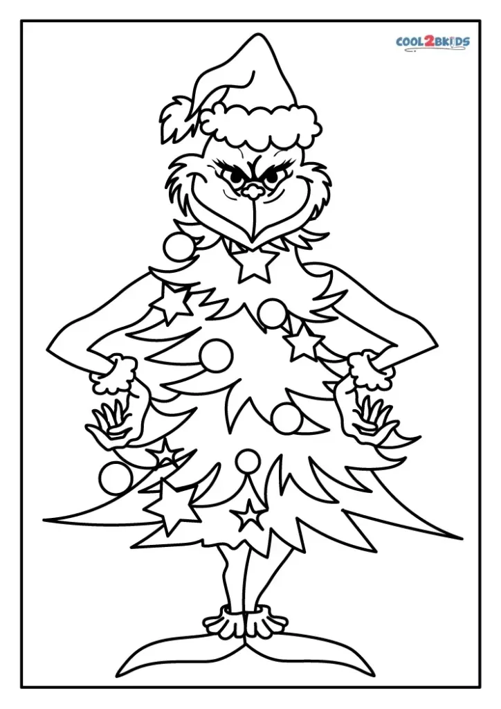 Free Printable Grinch Coloring Pages For Kids | Grinch coloring pages ...