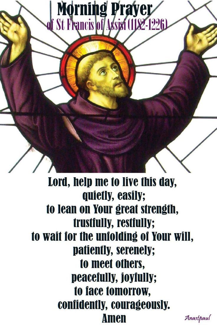 Morning Prayer of St. Francis - 