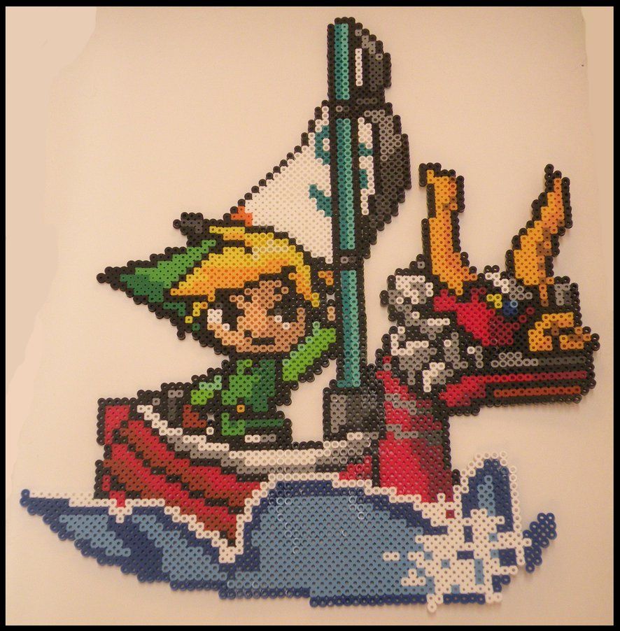 Legend of Zelda Wind Waker Link Perler Bead Sprite by KantoCrafts ...