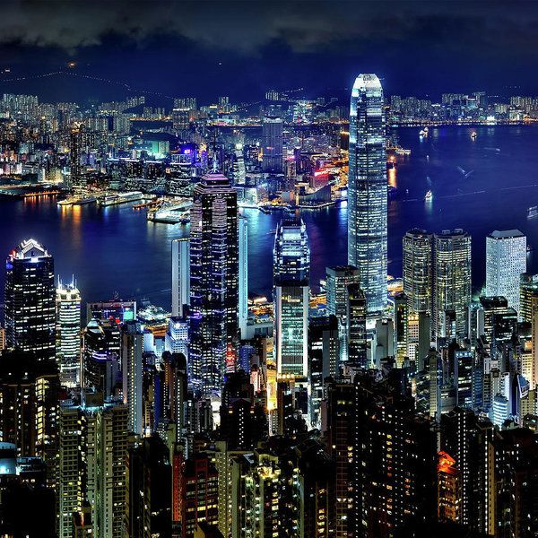 Chinese Language Course, Hong Kong Night, Night Skyline, Living In ...