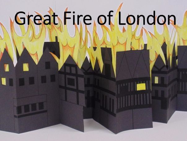 This is a 'Great Fire of London' craft project which makes a wonderful ...