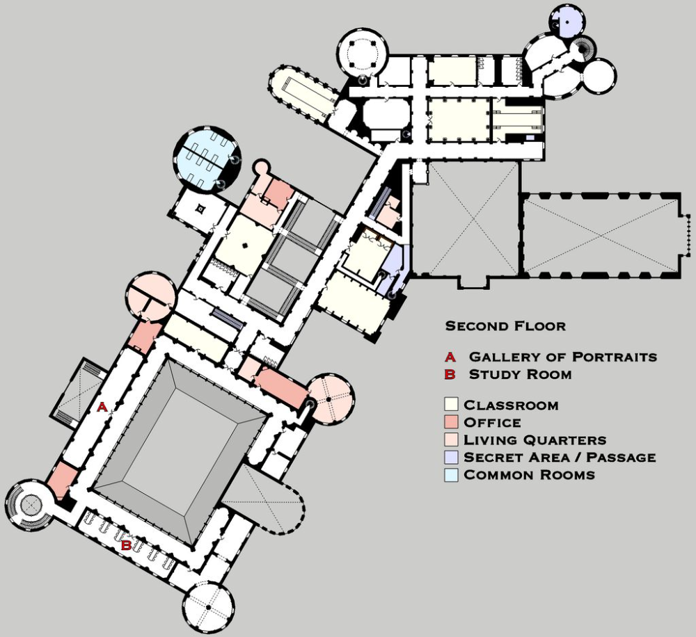 Hogwarts Map By L1v1d On Deviantart Hogwarts Harry Potter Games Map ...