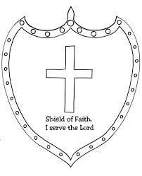 Image result for god is my shield coloring page | Shield of faith, Vbs ...